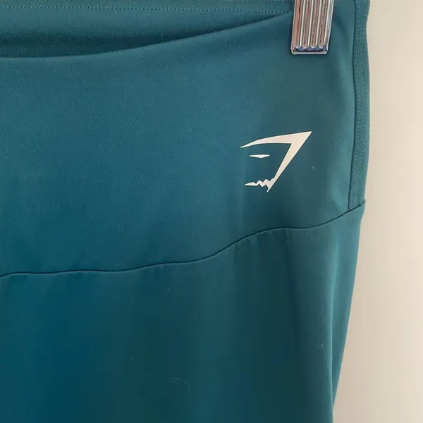 Gymshark Teal Capri Leggings Medium Activewear Workout - Image 2