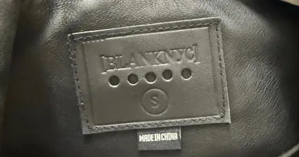 BLANKNYC Faux Leather Jacket Moto Black - Image 2