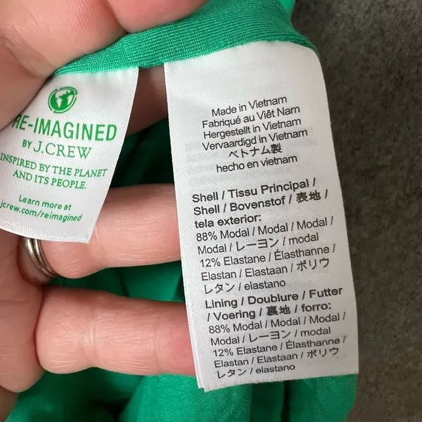 J.Crew Women’s Small Sleeveless elegant Tank Top‎ Green - Image 3