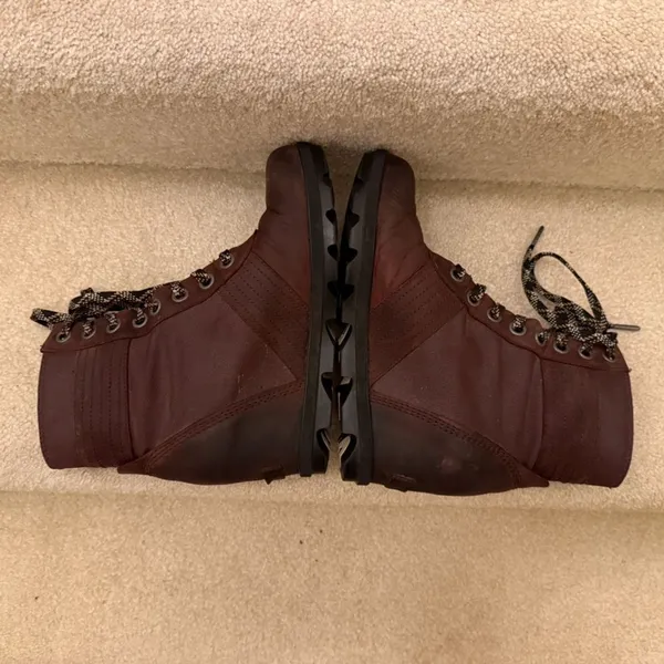 Sorel Arctic Wedge II Waterproof Lace Up Boots Redwood Brown Womens Leather - Image 5
