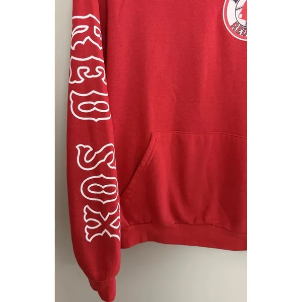 Aviator Nation Red Sox Relaxed‎ Pullover Hoodie Red Size Medium - Image 7