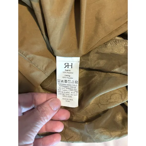 NWT Rihoas Olive Fit and Flair Mifi Dress Medium HOCO Game Day Prom Evening - Image 9
