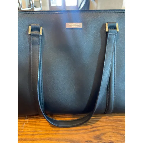 Kate Spade Newbury Lane Miles Black Saffiano Leather Tote Shoulder Bag - Image 2