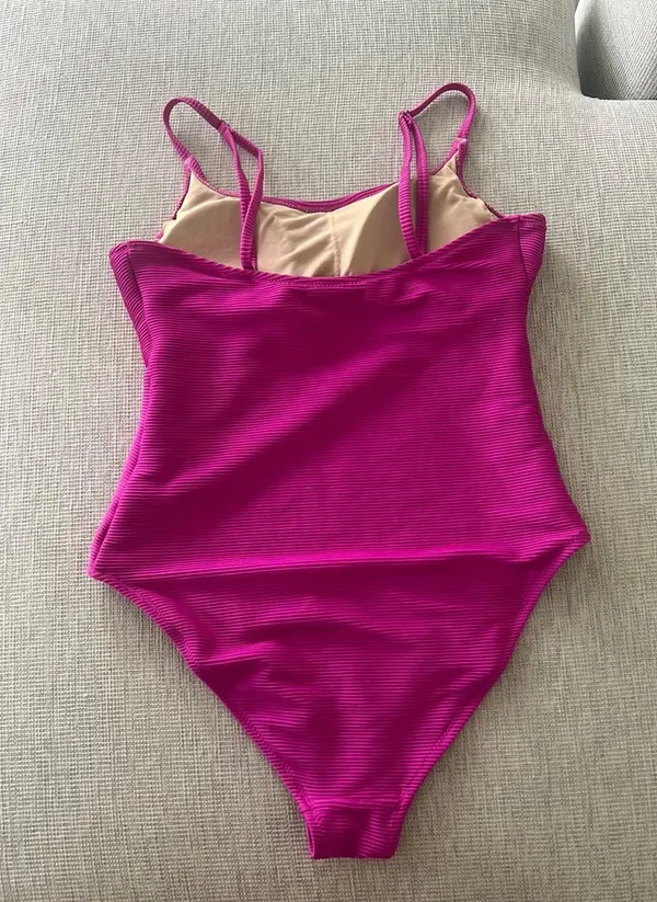Old Navy One Piece Ribbed Swimsuit - Image 2