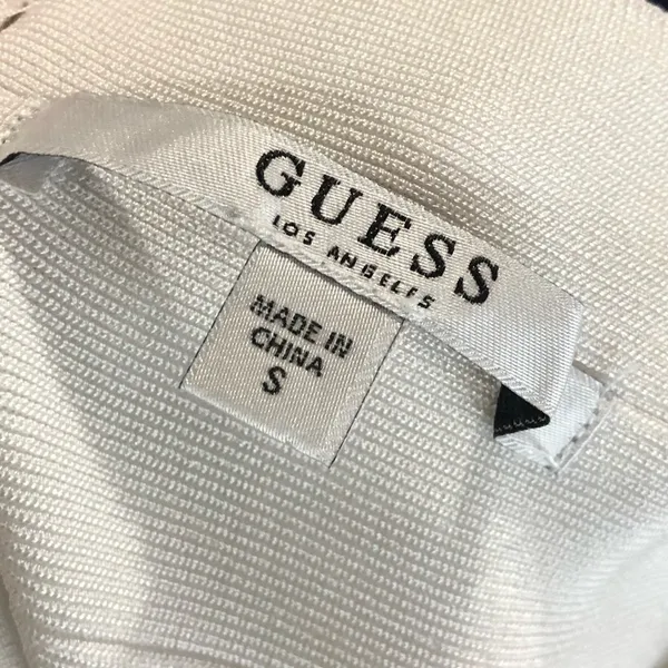 Guess White Mirage Zip Back Bandage Mini Skirt‎ S - Image 5