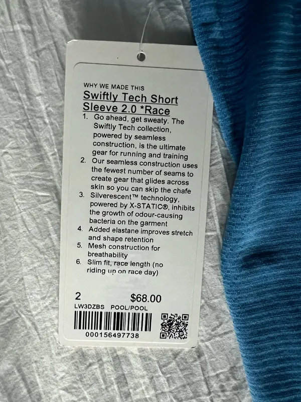 Lululemon Swiftly Tech Short Sleeve 2.0  - Image 3