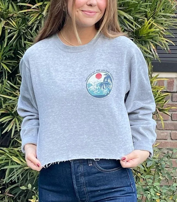 Cali cropped sweatshirt 💎 - Image 2