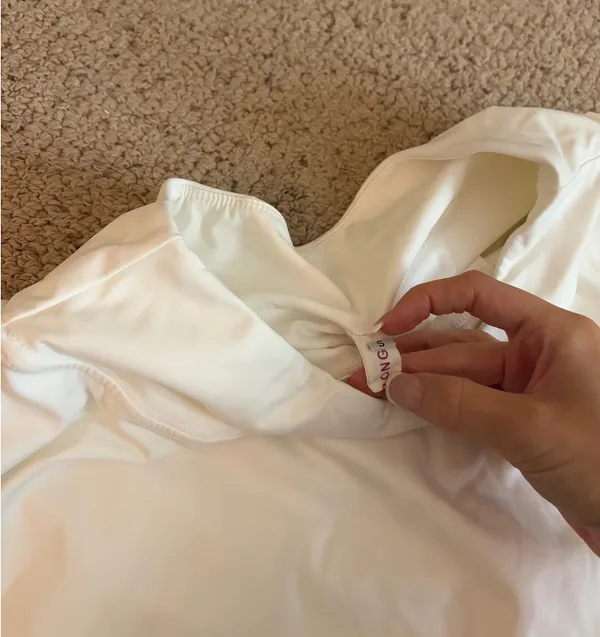 Amazon White mini athletic skirt - Image 3