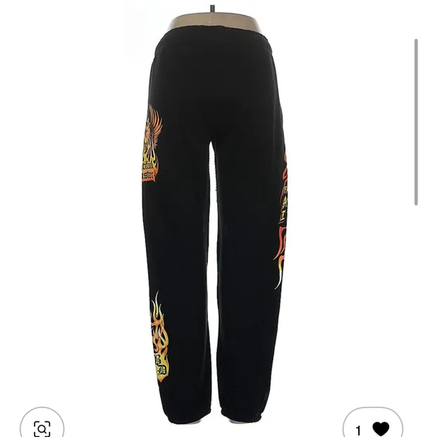 Beautiful Disaster Sweatpants large Black - Image 3