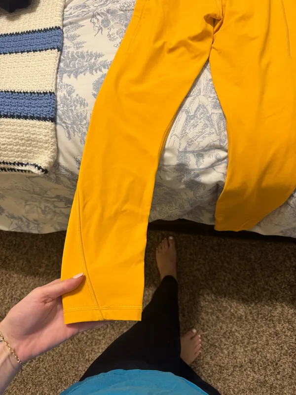 Yellow Lululemon Leggings - Image 3