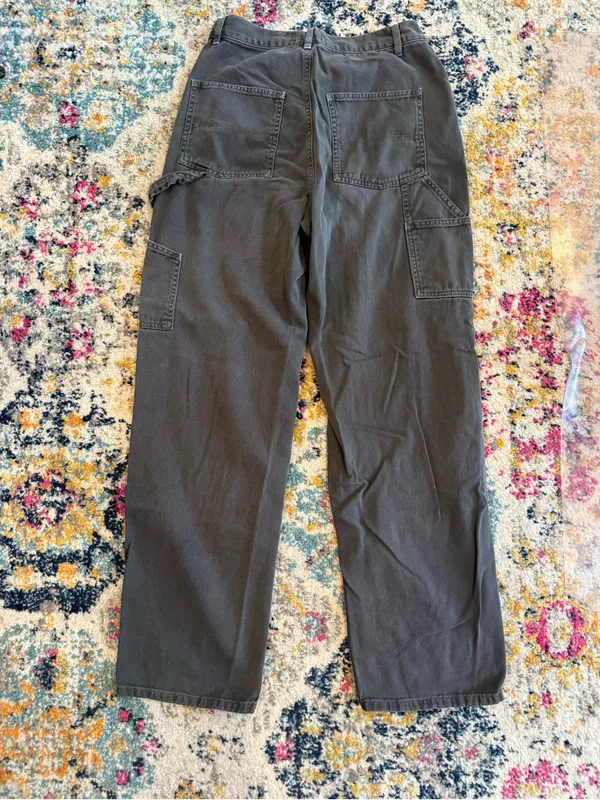 Garage Gray Straight-Leg Pants - Image 6