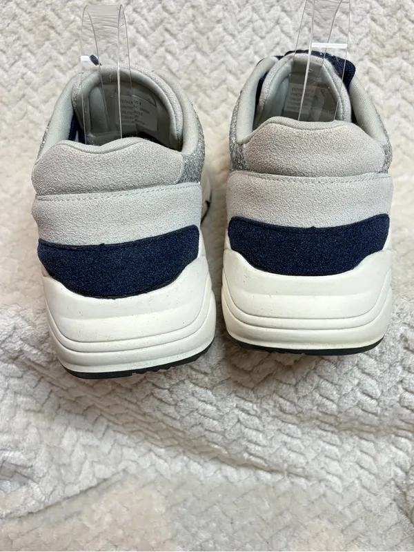 True‎ Religion Esther Silver Glitter Sneakers US 8 Suede Trim Chunky Y2K - Image 6