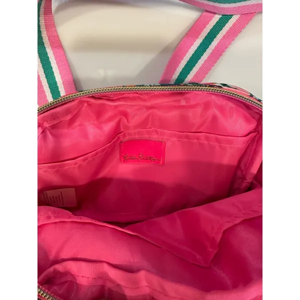 Lilly Pulitzer Jeanie Runaround Belt Bag Fanny Pack Soleil Pink Perfect Poppy - Image 5