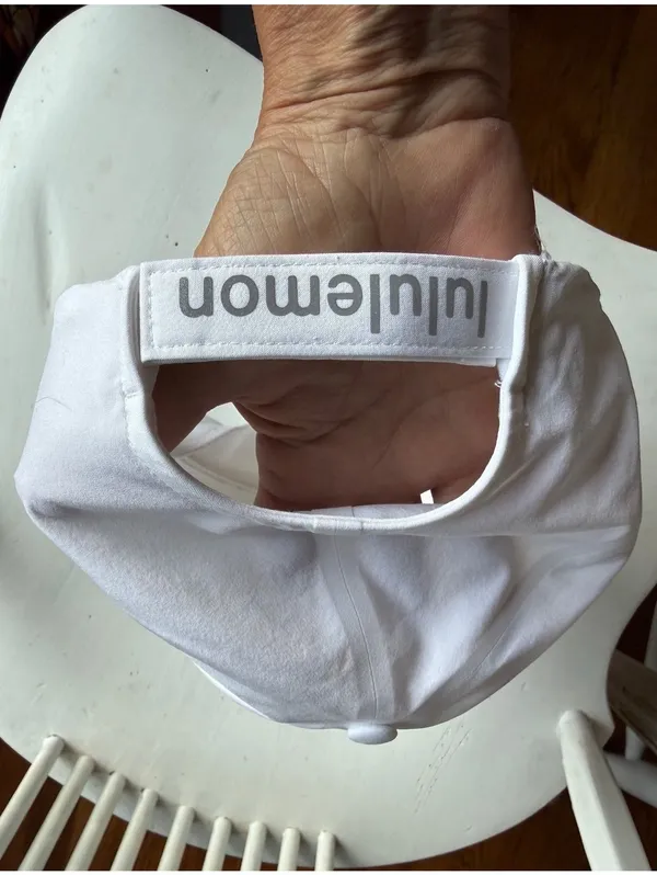 Lululemon White Adjustable Baseball Cap - Image 5