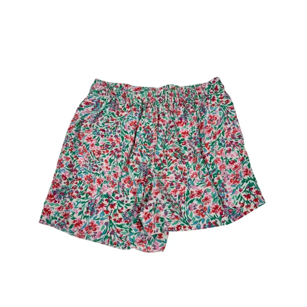 J.Crew Floral Linen‎ Viscose Blend Shorts Size 8 Multi Color Re-Imagined CG689 - Image 2