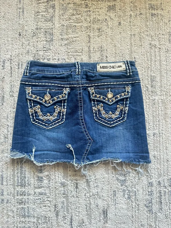 Miss Me Skirt Denim - Image 3