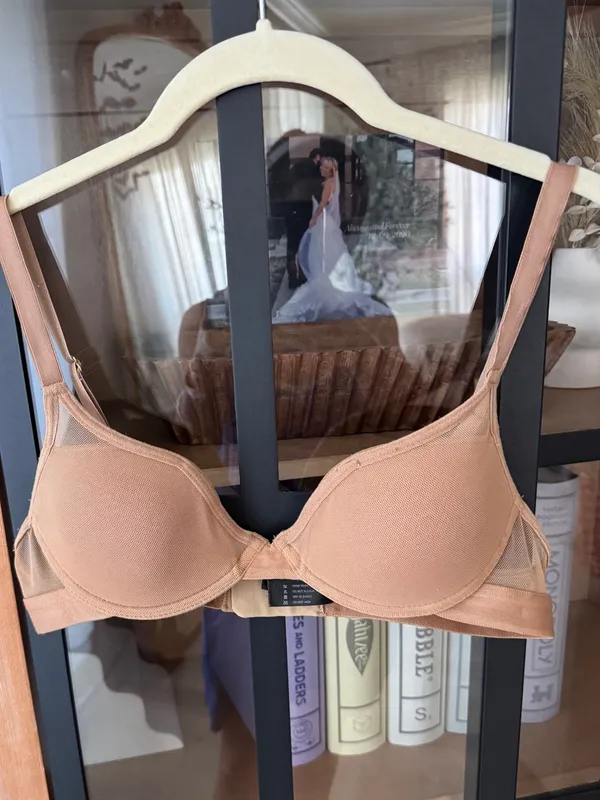 Pepper All You Bra underwire mesh nude beige small bust chest about padded - Image 2