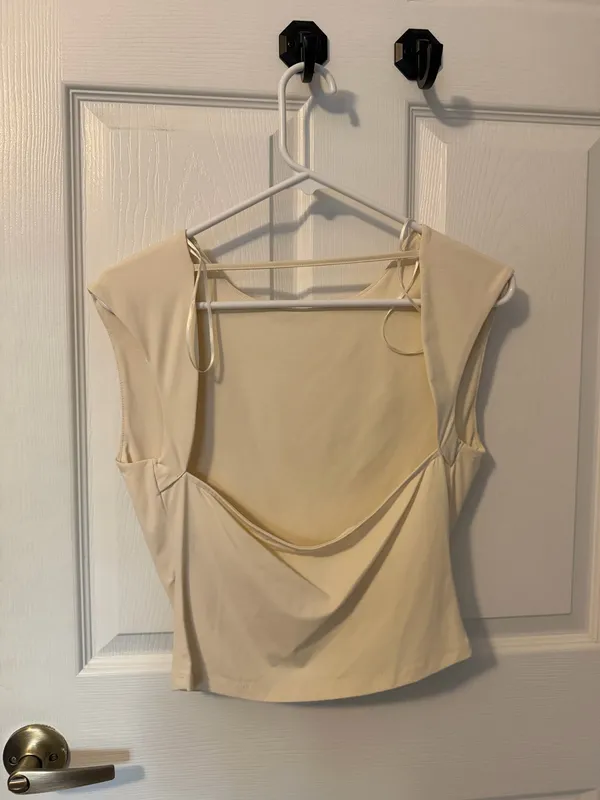 Pink Rose Backless Top - Image 2