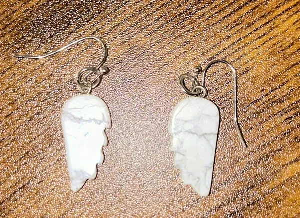 Marble Pattern Earrings - Image 2
