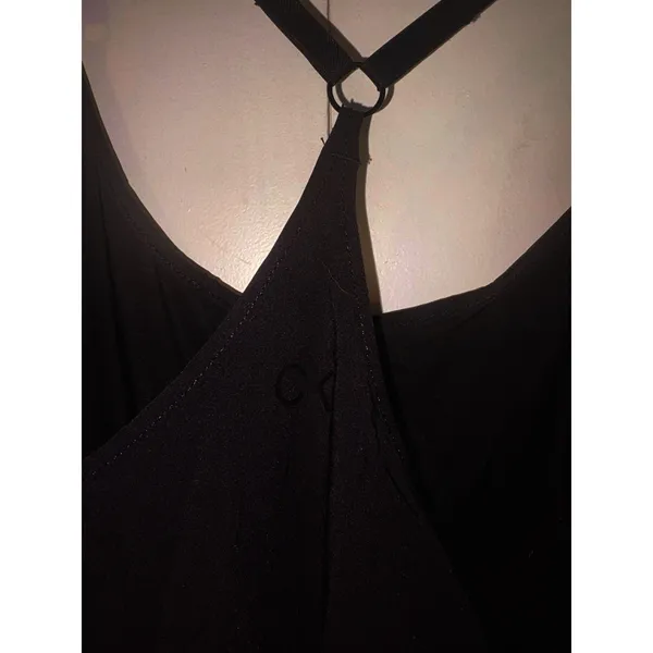 Calvin Klein Performance Dress Racerback Tank‎ Black Athleisure Size L - Image 2