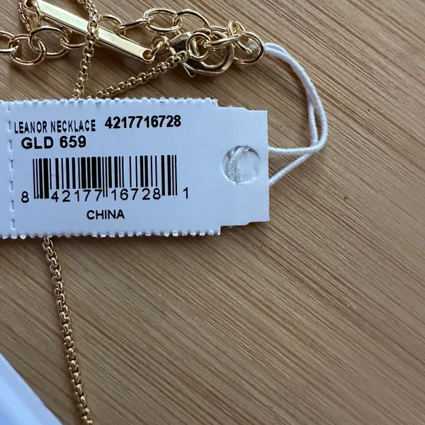 Kendra Scott gold Magenta Leanor Necklace - Image 5