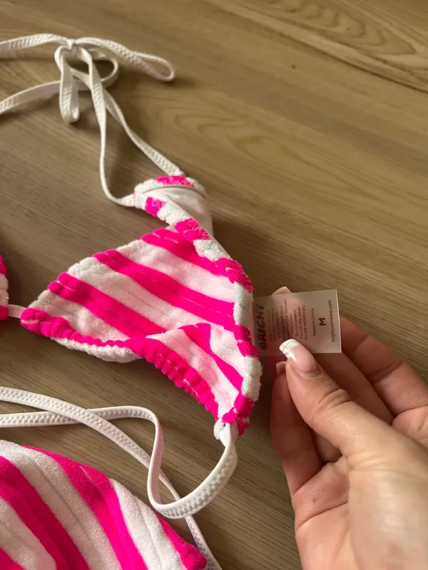 Bright Swimwear pink horizon set - Image 9