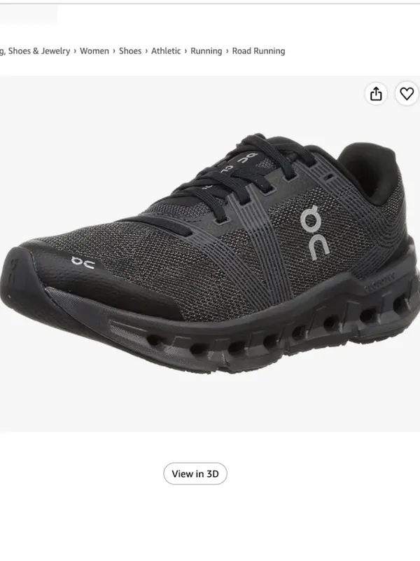 On Cloudgo Running Shoes Black Size 10 - Image 2