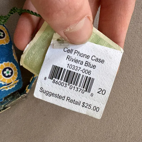 Y2K Era Vera Bradley Riviera Blue Cell Phone case - Image 6