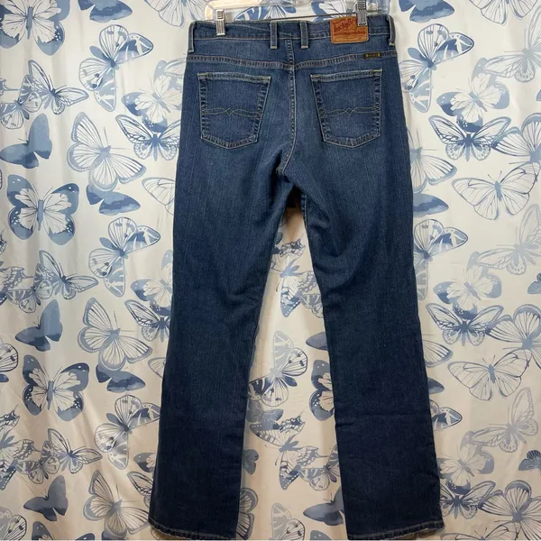 Lucky Brand Blue Straight Leg Jeans Classic Style - Image 2