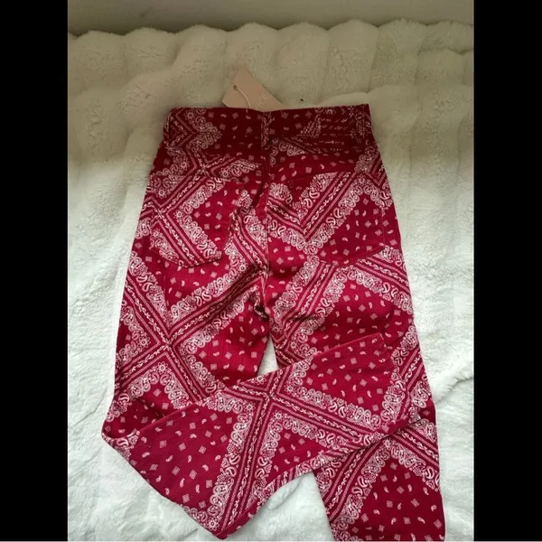 NWT Revice denim red bandana jeans‎ 24 - Image 7