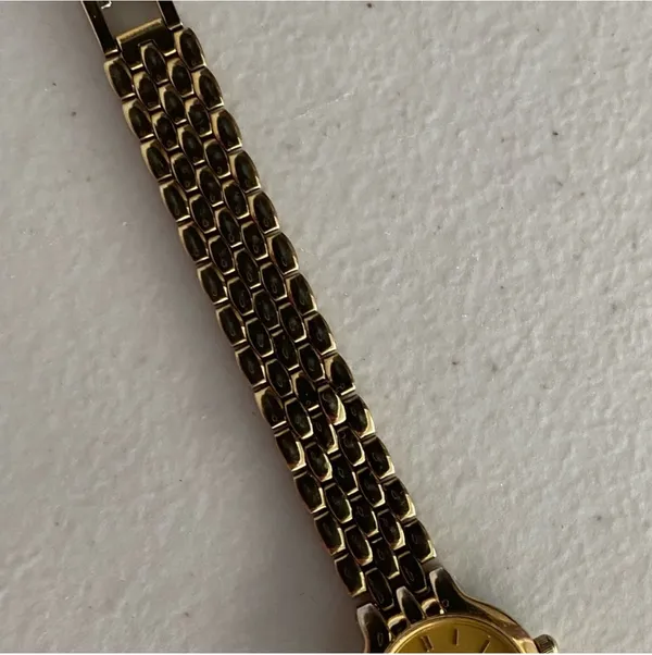 s Quartz Watch Panther Bracelet Gold Toned - Image 8