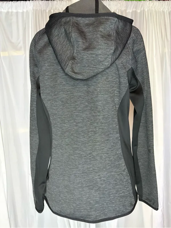 The North Face Women's Charcoal Gray Hooded Zip Jacket Size M - Image 2