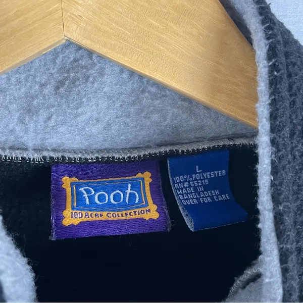 Vintage Disney Tigger Fleece Quarter Zip Jacket - Image 5