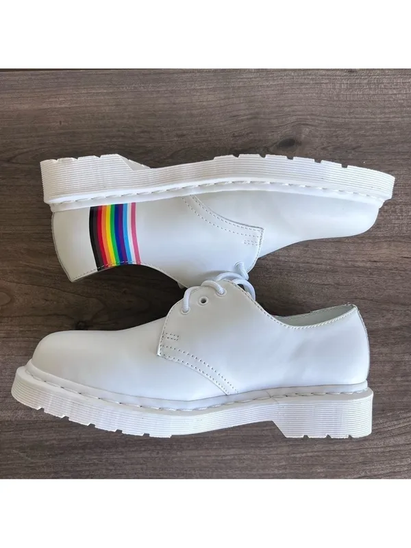 Dr. Martens NEW Unisex 1461 Smooth Leather Pride Oxford Size 8 or 7 #631 - Image 6