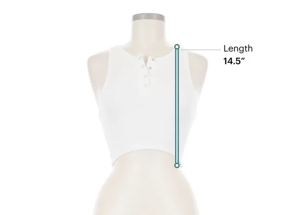 Zara white Tank Top - Image 2