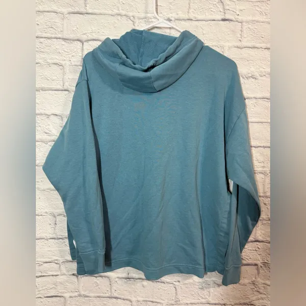 Nike Teal Pullover Hoodie, Medium - Image 2