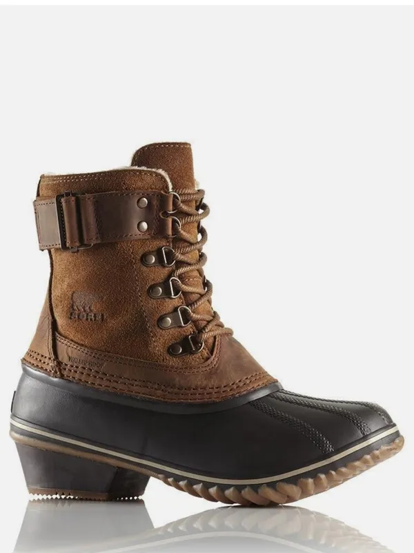Sorel Womens Brown Winter Fancy Lace II Waterproof Winter Boot Size 8 - Image 3