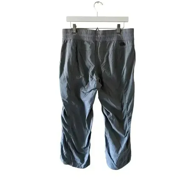 The North Face Women’s Track Joggers Hiking Tie Waist Lightweight Gray Pants SZ - Image 4