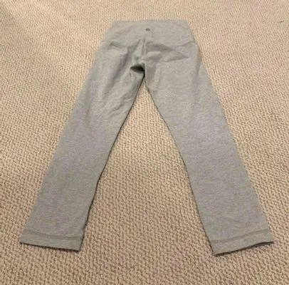 Lululemon Gray High Waisted Yoga Pants - Image 2