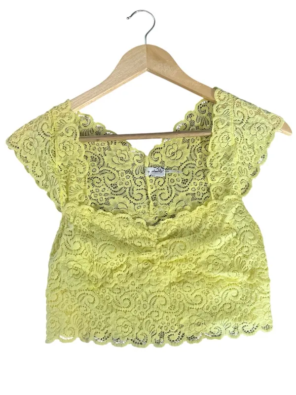 Free People Intimately Chase Me Lace Crop Top Bralette - Image 2