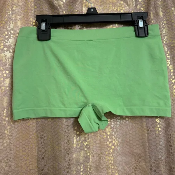 Free People No Show Seamless Boyshort Undies Bright Green XS/S NEW - Image 2