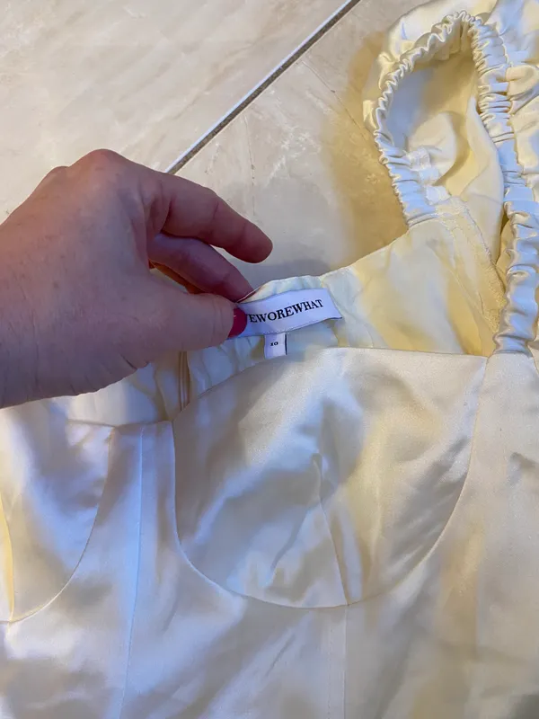 We Wore What White Silk Dress 10 - Image 6