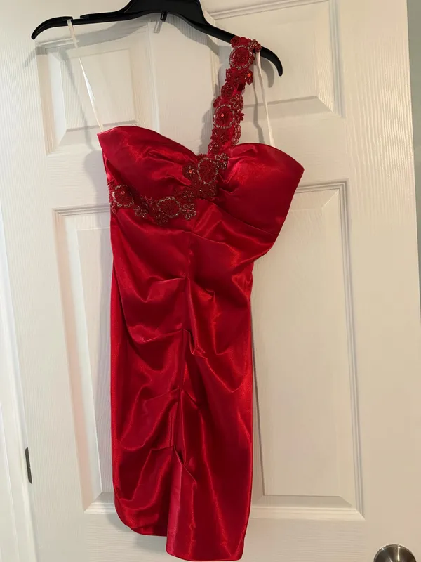 One-Shoulder XScape Formal Dress - Image 3