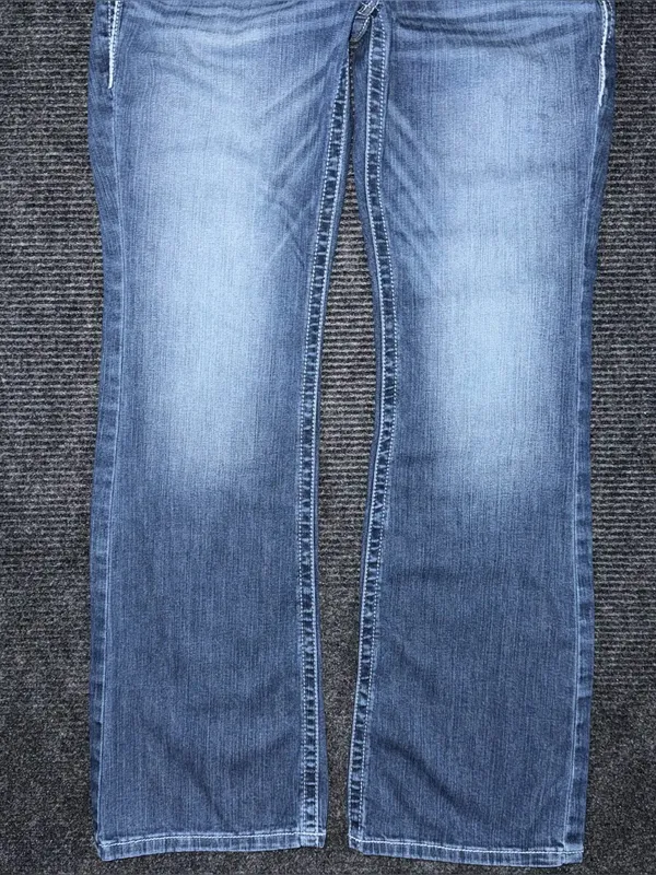 Ariat REAL Mid Rise Stretch Entwined Boot Cut Jeans Sz 28 x 34 LONG 10017510 - Image 5