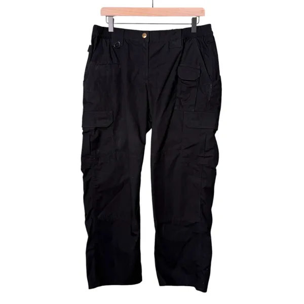 5.11 Tactical Women’s Taclite Pro Ripstop Pants Work Tactical Pant Black Size 12 - Image 2