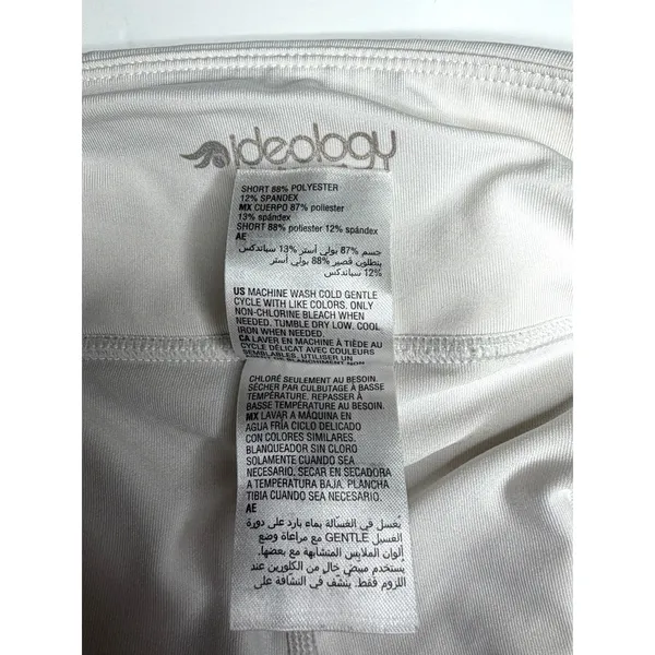 Ideology Women's White Athleisure Ruffle Skort L - Image 7