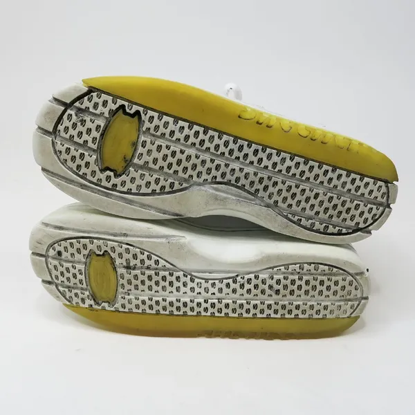Vintage 90s Skechers White Chrome Platform Sneakers - Image 5