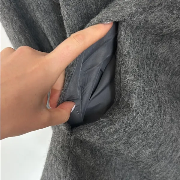 Gray Warm Coat Blazer Oversized XS - Image 10