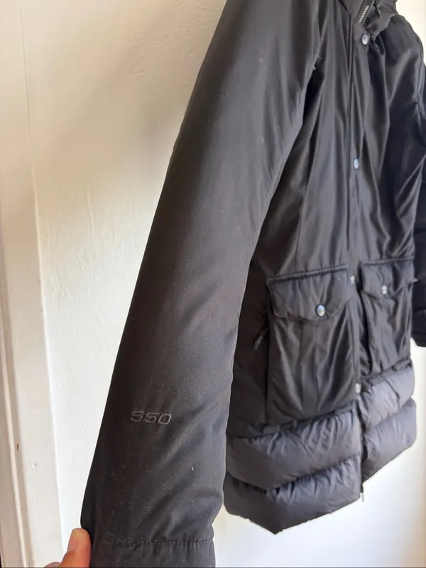 The North Face Tuvu water repellent parka black size small - Image 4