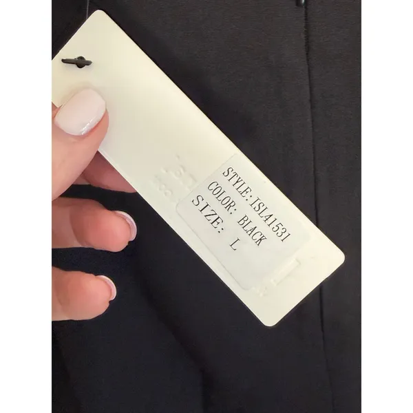 INA Black Big Bow Mini Skirt NWT size large - Image 3